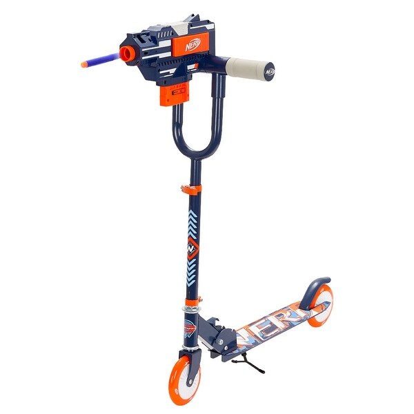 Blaster Scooter 2.0, Shoots Nerf Darts, 2 Wheels, Outdoor Fun